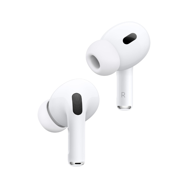 Apple AirPods Pro 2 Wireless Earbuds, Bluetooth Headphones, Active Noise Cancellation, Hearing Aid Feature, Transparency, Personalized Spatial Audio, High-Fidelity Sound, H2 Chip, USB-C Charging