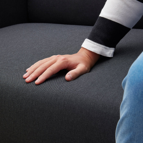 LINANÄS Loveseat - Vissle dark gray 8