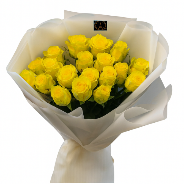 Classic Yellow – 18 Yellow Roses