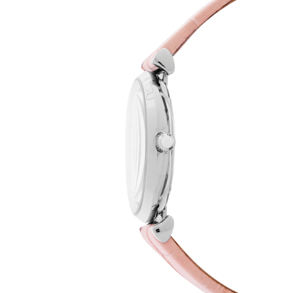 Women AR11543 Leather Strap Analog Watch 32 mm, Light Pink 2