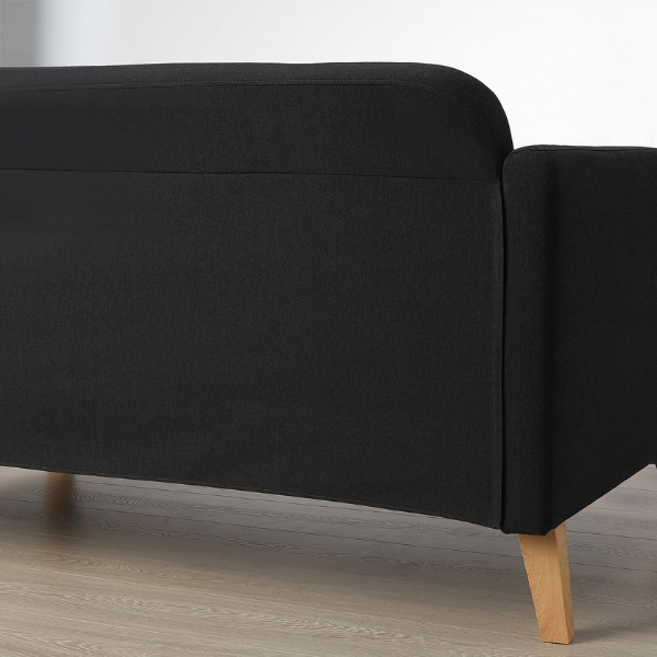 LINANÄS Loveseat - Vissle dark gray 5