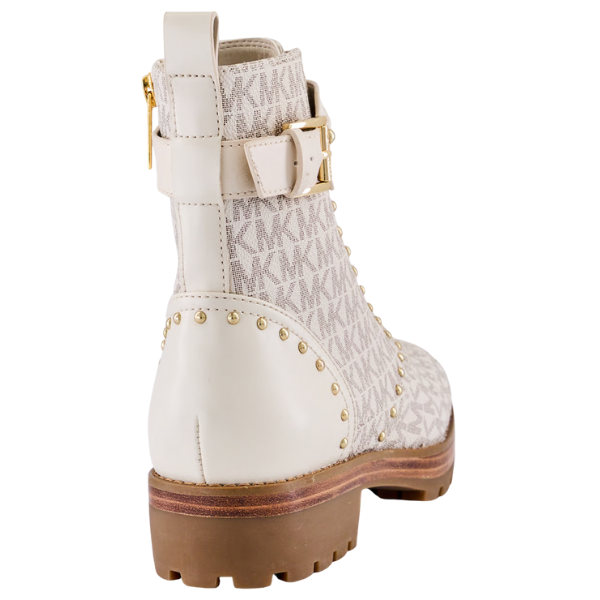 Women Kincaid Zipper Closure Ankle Boots, Cream 2