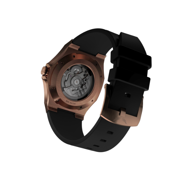 Aurora Rose Gold Skeleton Rubber 4