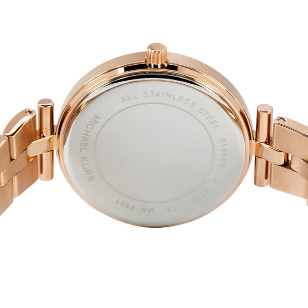Women MK4451 Maci Crystal Watch, Rose Gold 2